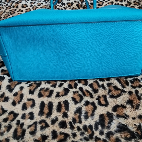 Coach Turquoise Tote Bag - Picture 6 of 11